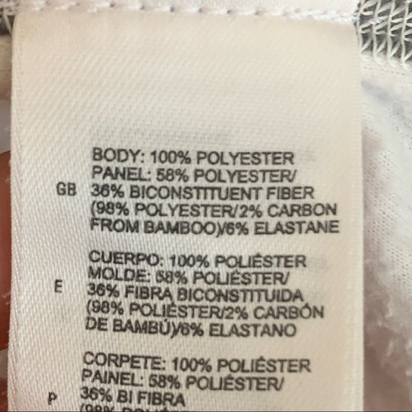 THE NORTH FACE Fleece Jacket Full Zip White Gray Lightweight Activewear Size M - Picture 14 of 15